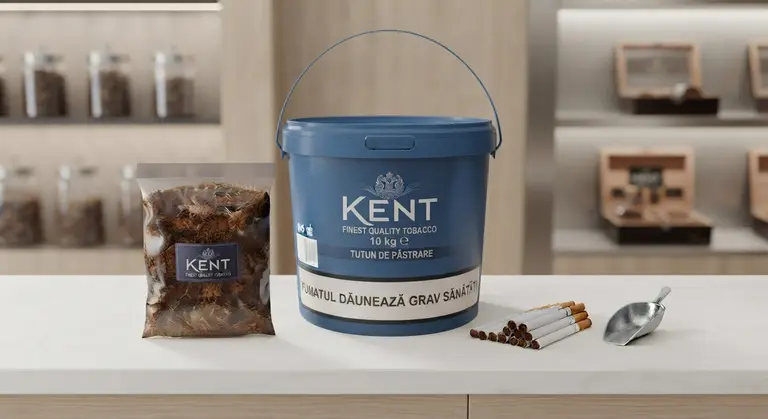 Găleată de 10 kg cu tutun tocat Kent