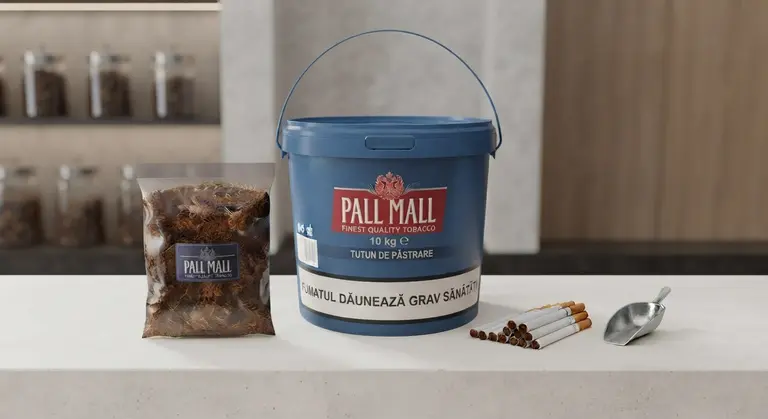 Găleată de 10 kg cu tutun tocat Pall Mall