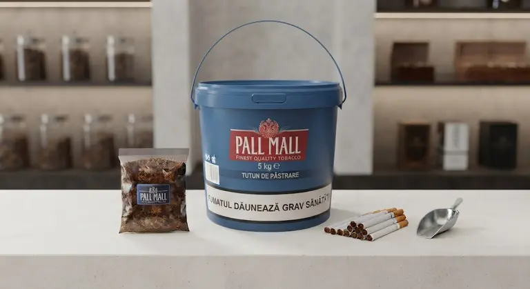 Găleată de 5 kg cu tutun tocat Pall Mall