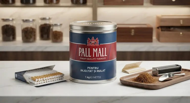 Recipient de 1 kg cu tutun tocat Pall Mall